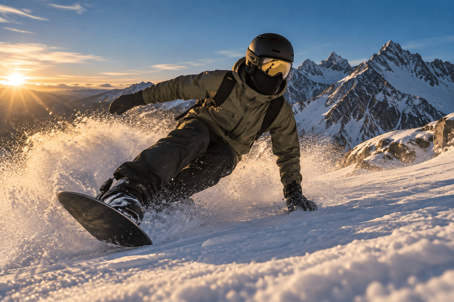 Matej Borcovan na snowboarde